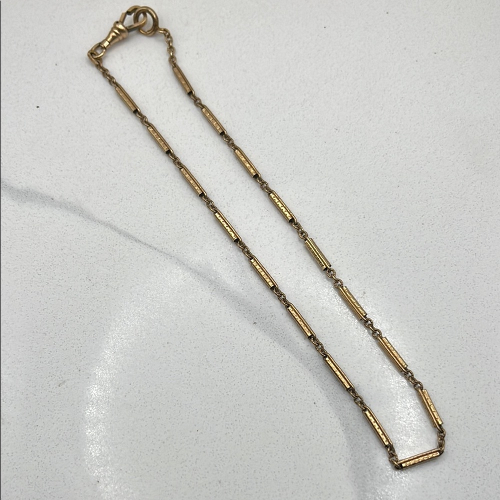 Antique gold filled Art Deco chain